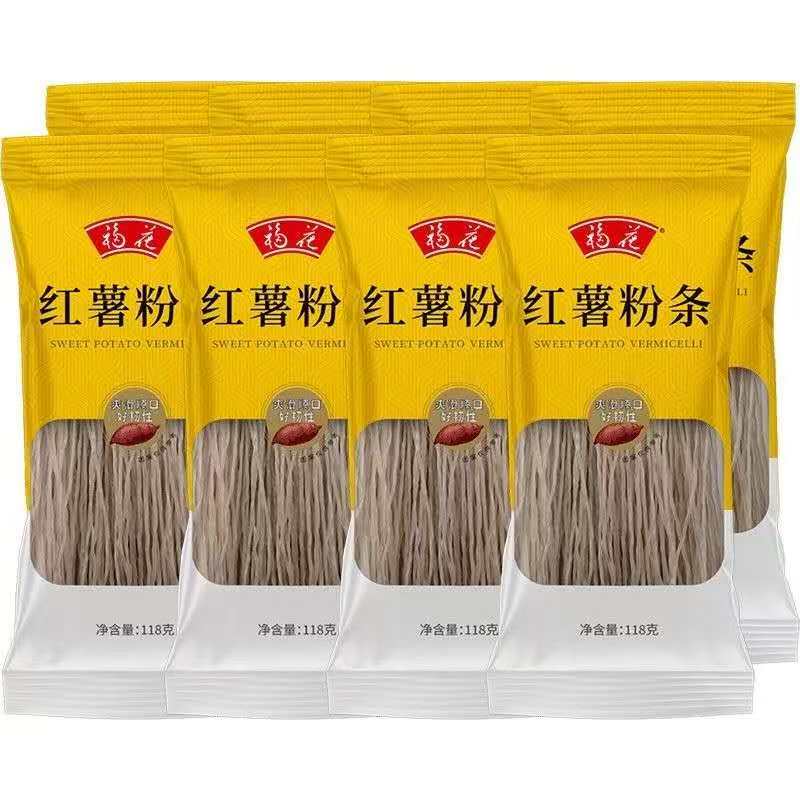 Fideos delgados de camote