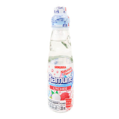 Soda ramune sabor litchi