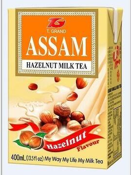 Assam te de leche con avellana