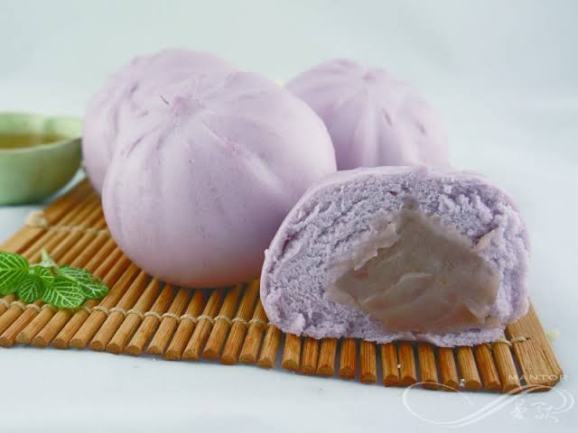 Bollo Al Vapor Sabor Taro