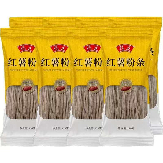 Fideos delgados de camote