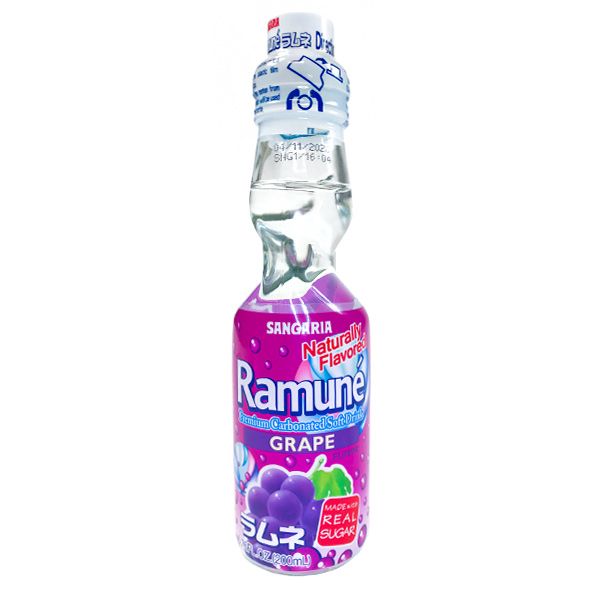 Soda ramune sabor uva