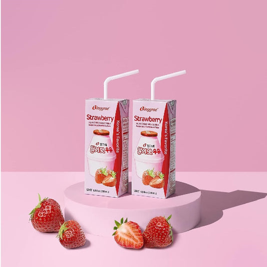 Leche sabor fresa