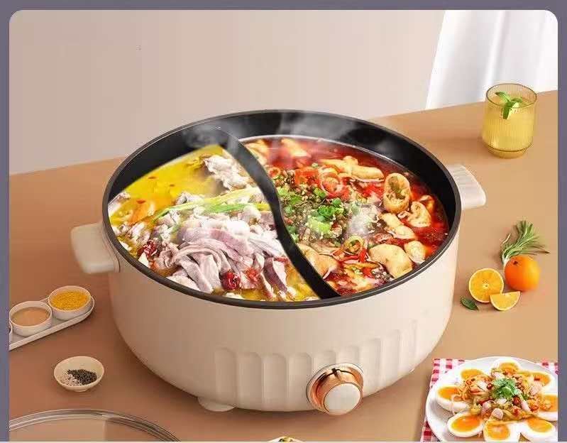 Olla eléctrica de doble cara